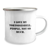 Tortoiseshell Cat Lover Gifts, Funny Graduation Camping Mug, Gifts from Friends to Family, Perfect for Women - I Love My Tortoisell, People Not So Much - Image 2